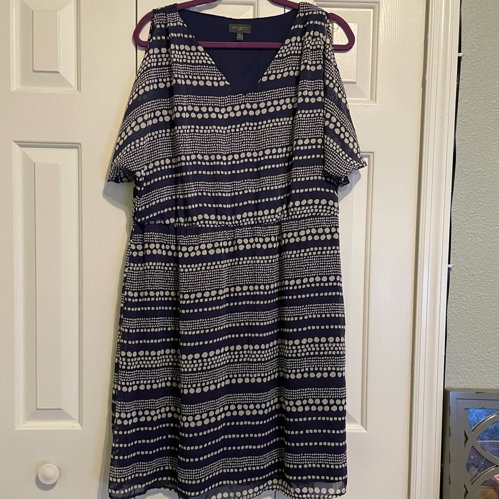 Navy blue cocktail dress
